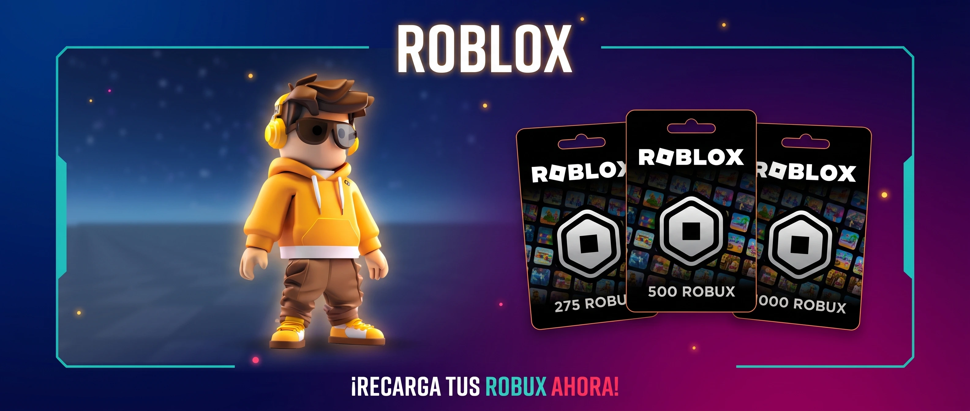 ROBLOX GIFT CARDS DIGITALES
